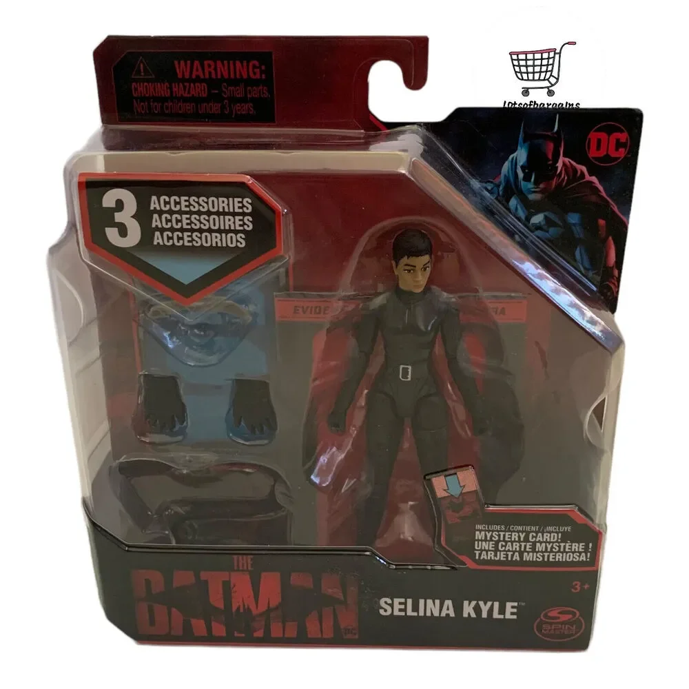 The Batman (2022) 4-Inch Lot Of 2 Action Figures The Penguin Selina Kyle New